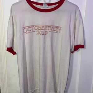 Vintage Style Ringer T-Shirt Octoberbash 2019